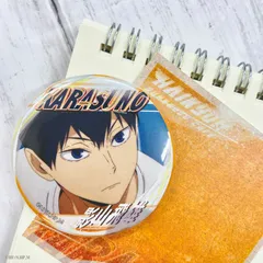 【新品】ハイキュー!!・文房具カフェ　A page of youth缶バッジ　影山飛雄