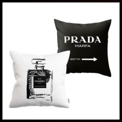 ゴシップガールPRADA・cnl/Gossiop girl/クッション2点SET - メルカリ