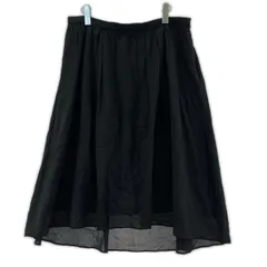 UNTITLED アンタイトル ギャザースカート size46/ブラック