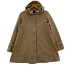 BLUE LABEL CRESTBRIDGE ブルーレーベル クレストブリッジ フーデッド Aラインコート size36/ベージュのサムネイル