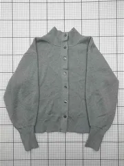 ◇ ⊇ green label relaxing グリーンレーベルリラクシング ハイネック ニットカーディガン グレー系 レディース E  【1603230033122】