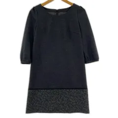 UNTITLED アンタイトル   ウールワンピース size0/チャコールグレー