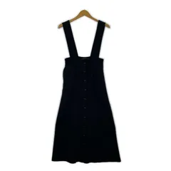 To b. by agns b トゥービーバイアニエスベー フロントボタン ジャンパースカートワンピース size36/ブラックのサムネイル
