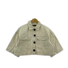 ZARAザラ クロップド丈ジャケット sizeEUR S/オフホワイト