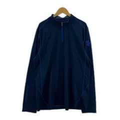 UNDER ARMOUR アンダーアーマー   ハーフジップカットソー size2XL/ネイビー