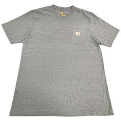 Carhartt 카 하트 원포인트 로고 포켓 T셔츠 그레이(맨즈 L) 중고 헌 옷 X7786