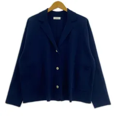 SHIPS any シップス エニィ ニットジャケット sizeF/ネイビー