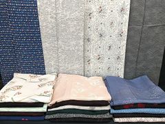 平和屋着物▽上質な小紋　単衣　変わり縞　正絹　逸品　未使用　AABD0423fy 平和屋着物▽上質な小紋 単衣 変わり縞 正絹 逸品 未使用 AABD0423fy