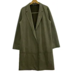ZARA  ザラ　 ボタンレスコート sizeEUR L/カーキ