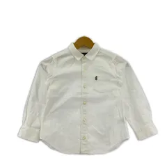 green label relaxing グリーンレーベルリラクシング長袖シャツ size125/ホワイト