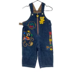 MIKI HOUSE ミキハウスオーバーオール size80/ネイビー