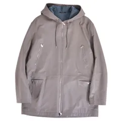 未使用 エルメス HERMES ジャケット レザージャケット ジップアップ ラムのサムネイル