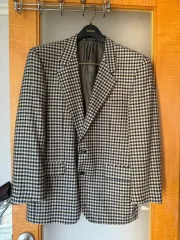 にの セルッティ ハウンドトゥース チェック ジャケット