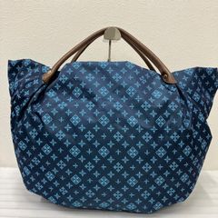 russet シンプルトートバッグM　 ナイロン×レザー　A4対応 美品】russet シンプルトートバッグ M ナイロン×レザー A4可 - メルカリ