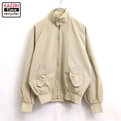 80s vintage J.CREW 裏地チェック 巨人タグ ハリントン ジャケット メンズ Mサイズ相当のサムネイル