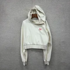 プーマ クロップド フードTシャツ L M15725