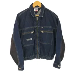 トミージーンズ tommy jeans ZIP CROPPED JACKET SVMXRG ジップアップデニムブルゾン レディース import：M のサムネイル