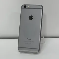 iPhone 6 16GB スペースグレイ A1586 au SIMロック解除済み 91% No.F437-55