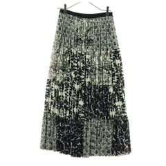 VIVIENNE TAM 花柄刺繍 ロングスカート ブラック サイズ0 - メルカリ