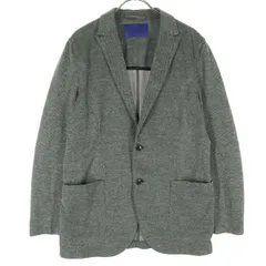 美品 nano universe ナノユニバース 長袖 テーラードジャケット M グレー N Jacket メンズ 古着