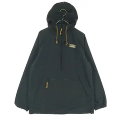 美品 L.L.Bean エルエルビーン ワンポイントロゴ 長袖 プルオーバー マウンテンパーカー S ブラック メンズ 古着