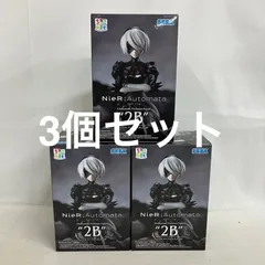 未開封 NieR:Automata ちょこのせプレミアムフィギュア 2B フィギュア 3個セット SF4411 c107