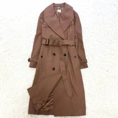 BURBERRY バーバリー ウール トレンチコート カシミヤ ノバチェック ピンクベージュ ベルト付き ボックスタグ 正規品
