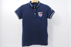 中古 レディース キャロウェイ Callaway 半袖ポロシャツ S 紺 ネイビー