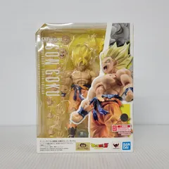 【未使用品】 S.H.Figuarts スーパーサイヤ人孫悟空 -伝説のスーパーサイヤ人- ドラゴンボールZ 【050-260408-kk-01-izu】