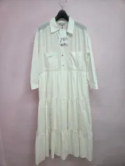 タグ付き新品) ZARA シャツ ロング ワンピース
