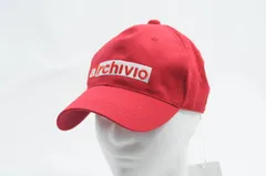 未使用品 アルチビオ archivio キャップ レッド 赤 A110905のサムネイル