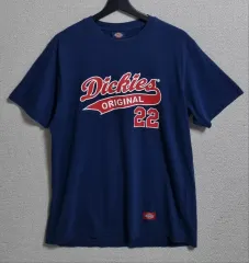 L ) ディッキーズ ネイビー 半袖Tシャツ