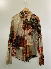 【現状渡し品】 KENNINGTON ケニントン 70S SHIRT GEOMETRIC PATTERN シャツ トップス 【146-260408-zi-22-min】