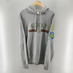 M*i様 GUCCI 18AW 子豚刺繍 ロゴパッチパーカー ピンク - メルカリ