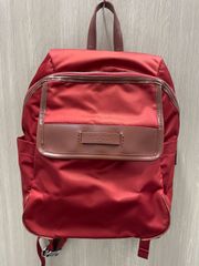 美品】リポー Lipault ワインレッド 巾着リュック - メルカリ