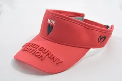 中古 マスターバニーエディション MASTER BUNNY EDITION サンバイザー フリー レッド系 朱赤