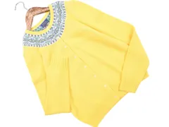 美品 POLO RALPH LAUREN ポロ ラルフローレン ニット カーディガン 黄 ◇■ レディース