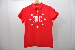 中古 レディース キャロウェイ Callaway 半袖ポロシャツ L 赤 レッド