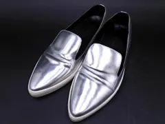 FABIO RUSCONI ファビオルスコーニ フラット パンプス size37/シルバー ■■ レディース
