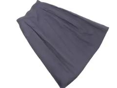Courreges クレージュ タック ロング スカート size61 89/紺 ■◇ レディースのサムネイル