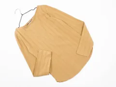 nano universe ナノユニバース ボートネック 長袖 カットソー size36/ベージュ ■◇ レディース