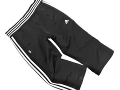 adidas アディダス トラック クロップド パンツ sizeS/黒 ■◇ レディース