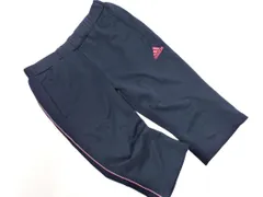 adidas アディダス トラック クロップド パンツ sizeS/濃紺 ■◇ レディース
