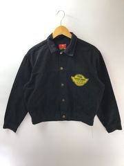 used☆当時物クリームソーダ☆金タグ☆ジャケット☆黒☆フリーサイズ