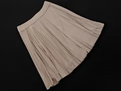 COUP DE CHANCE クードシャンス プリーツ Aライン 台形 スカート size34/ベージュ ■◇ レディースのサムネイル