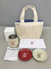 コメダ珈琲 雑貨3点まとめセット トートバック 皿 タンブラー ドムドムバーガーコラボ 未使用 2601LR272