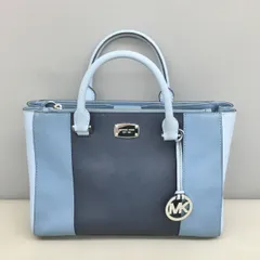 ハンドバッグ MICHAEL KORS マイケル・コース ブルー ショルダーストラップ欠品 2510LR073