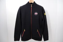 中古 レディース サマンサタバサ Samantha Thavasa ニットアウター 40(L) 紺 ネイビー 長袖フルジップ 裏起毛