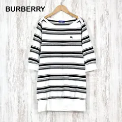 バーバリーブルーレーベル♡ストライプ七分袖チュニックワンピース BURBERRY BLUE LABEL / 七分袖ストライプワンピース 【公式通販】