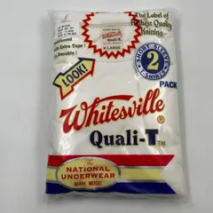 Whitesville ホワイツビル Tシャツ パックTシャツ 2パック 半袖 シンプル おしゃれ メンズ レディース ユニセックス 2枚入りパックTシャツ 日本製 丸胴 東洋 WV73544のサムネイル